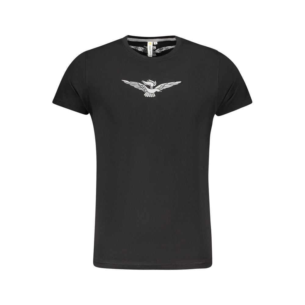 Black Cotton T-Shirt Accademia Militare