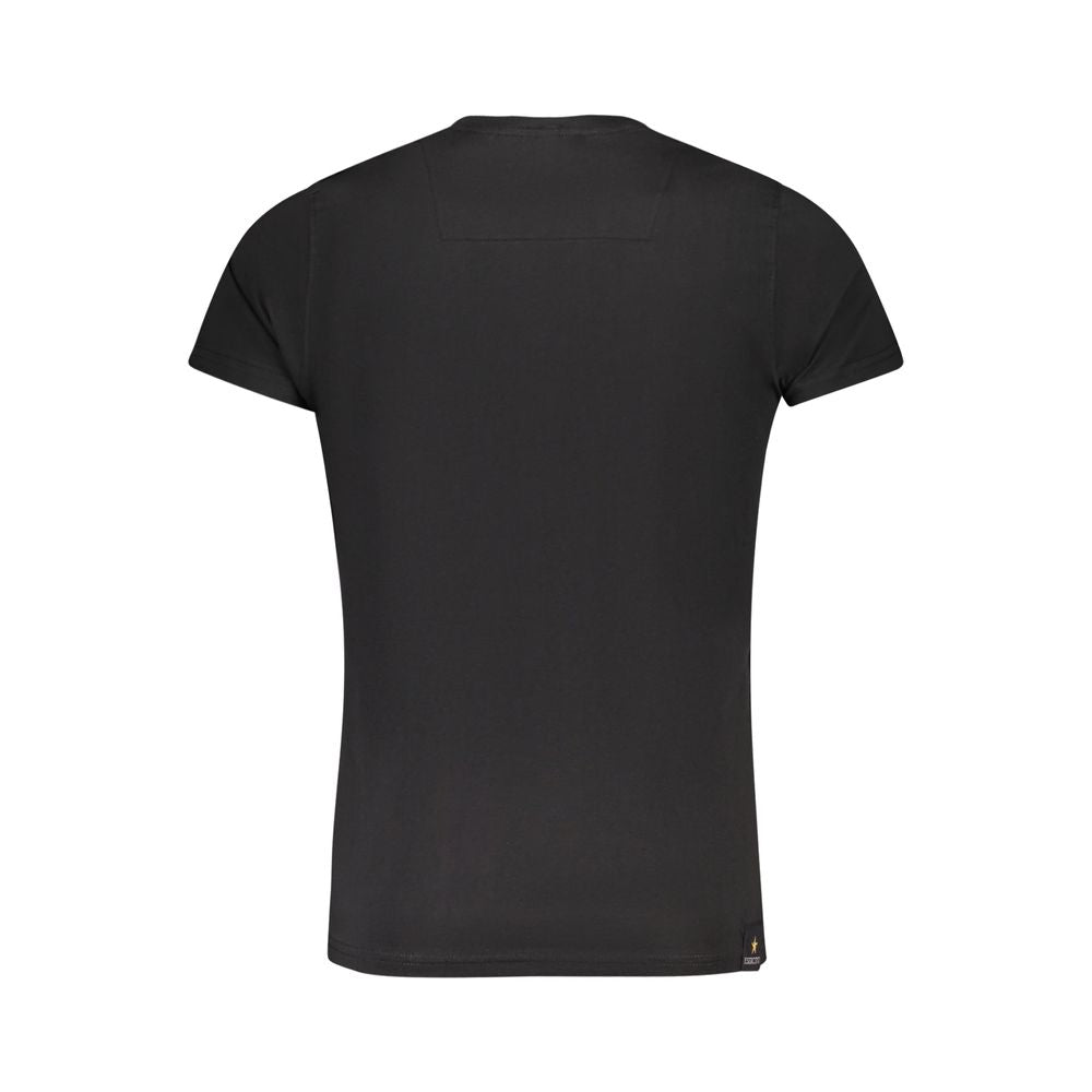Black Cotton T-Shirt Accademia Militare