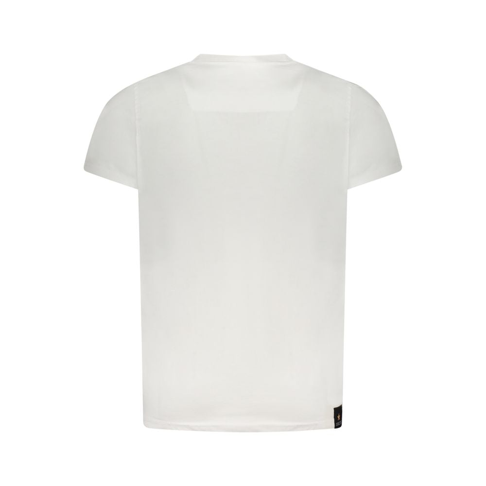 White Cotton T-Shirt Accademia Militare