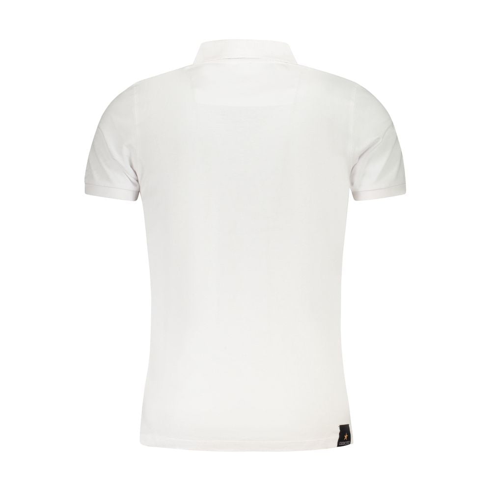 White Cotton Polo Shirt Accademia Militare