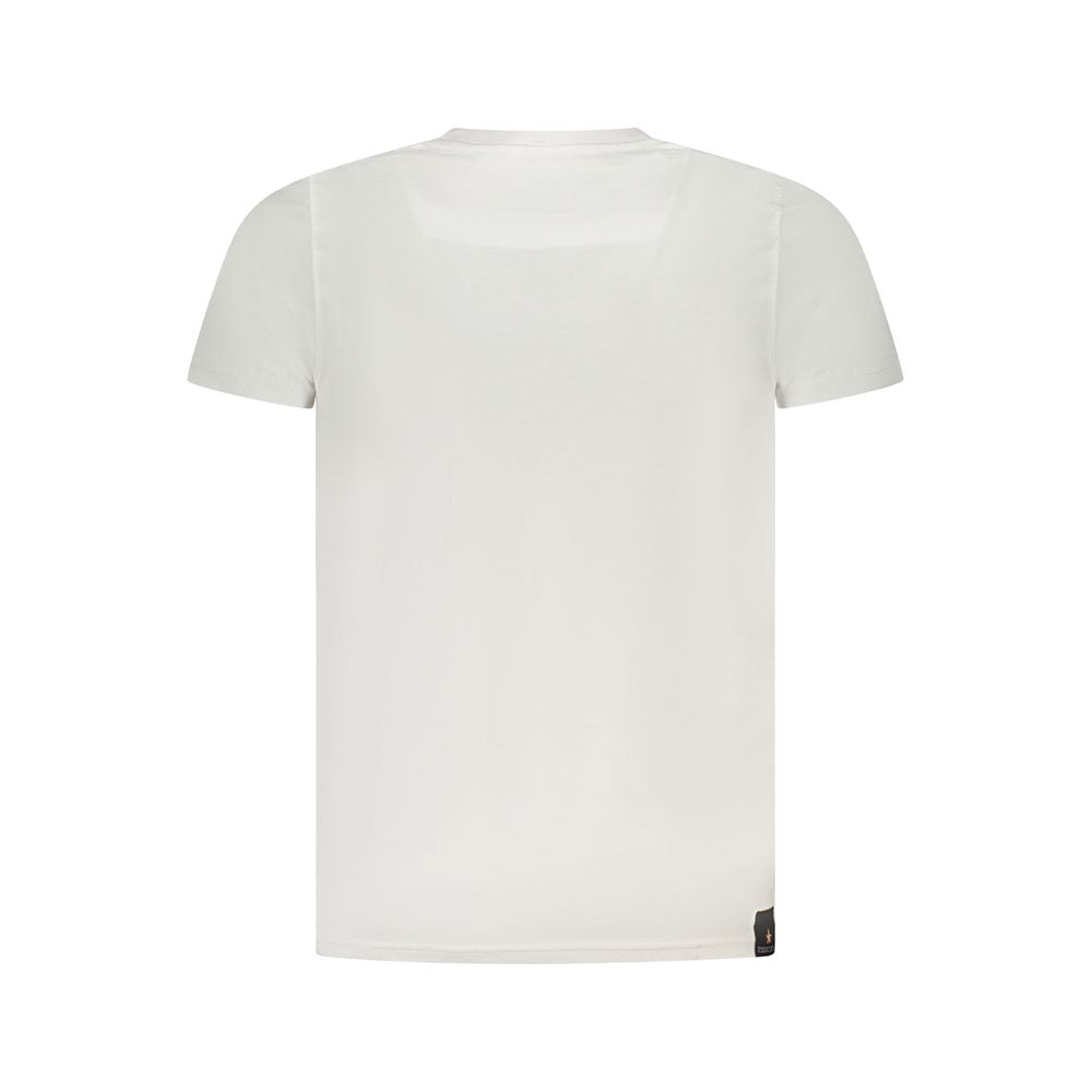White Cotton T-Shirt Accademia Militare