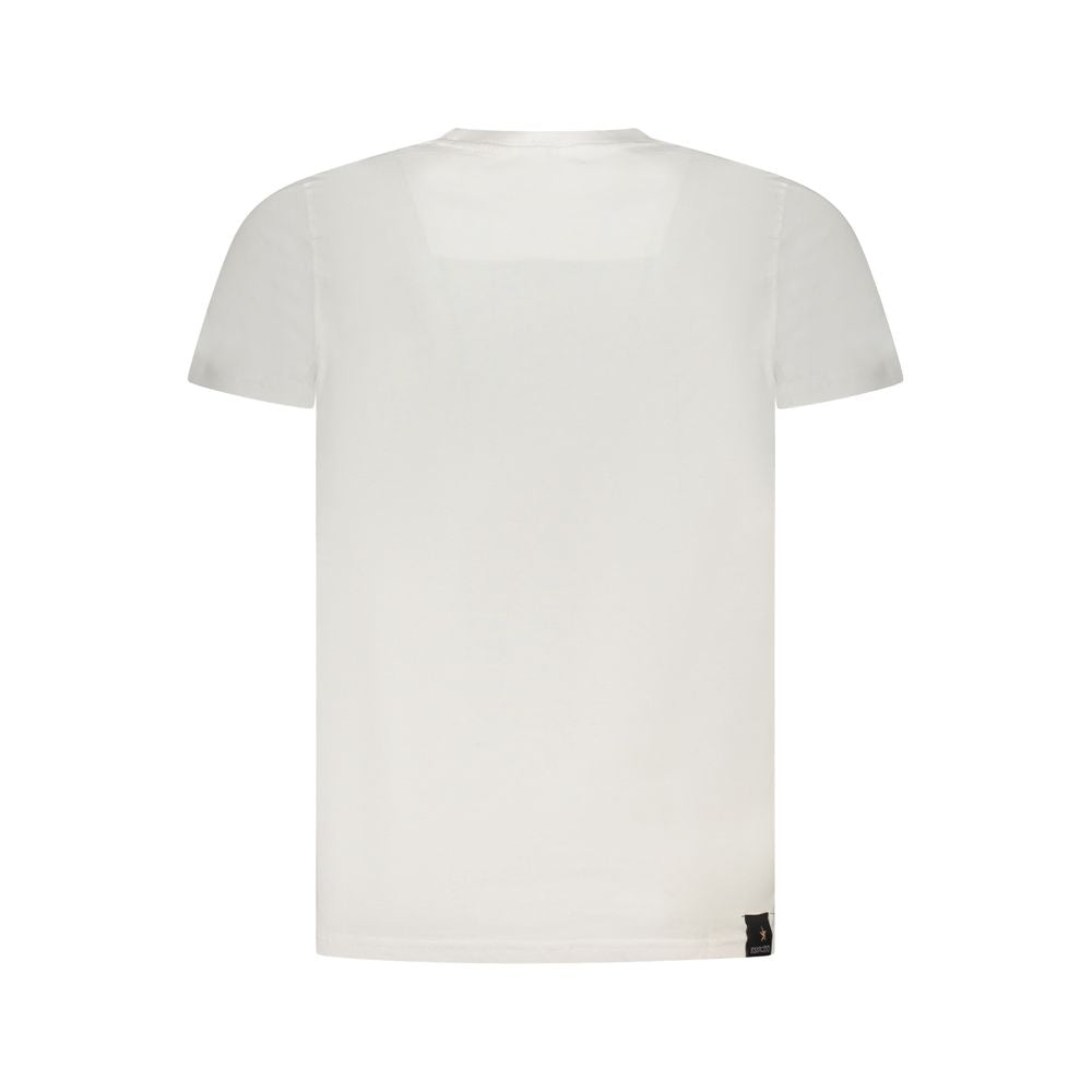 White Cotton T-Shirt Accademia Militare