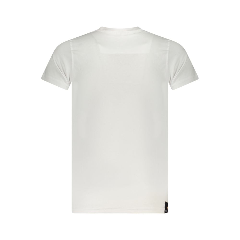 White Cotton T-Shirt Accademia Militare