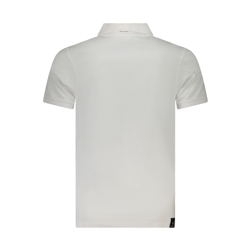 White Cotton Polo Shirt Accademia Militare