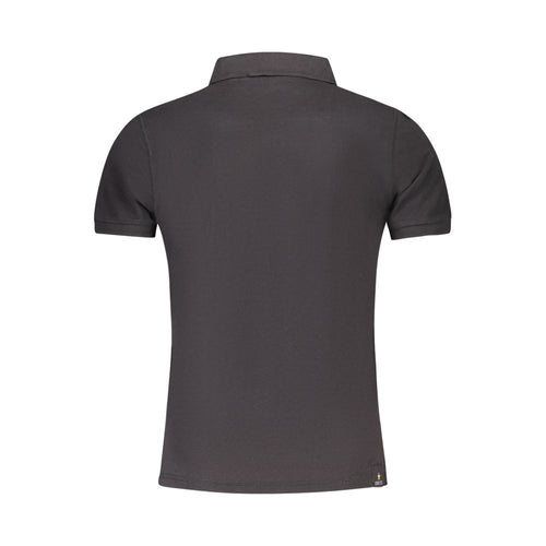 Black Cotton Polo Shirt Accademia Militare