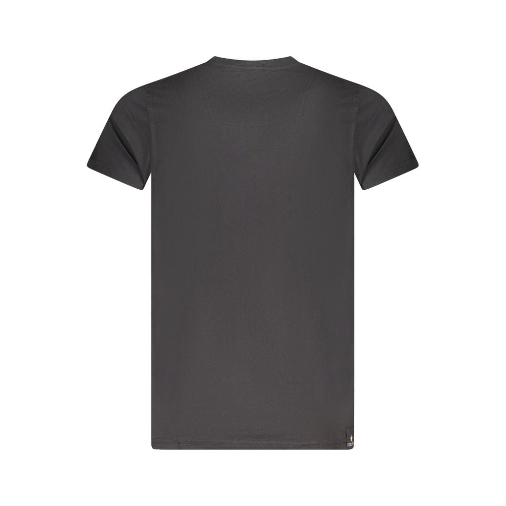Black Cotton T-Shirt Accademia Militare