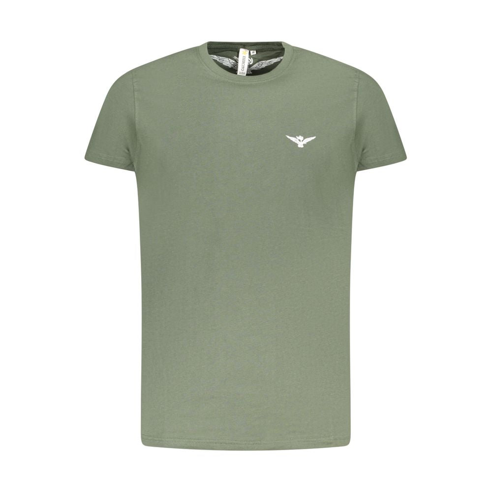 Green Cotton T-Shirt Accademia Militare