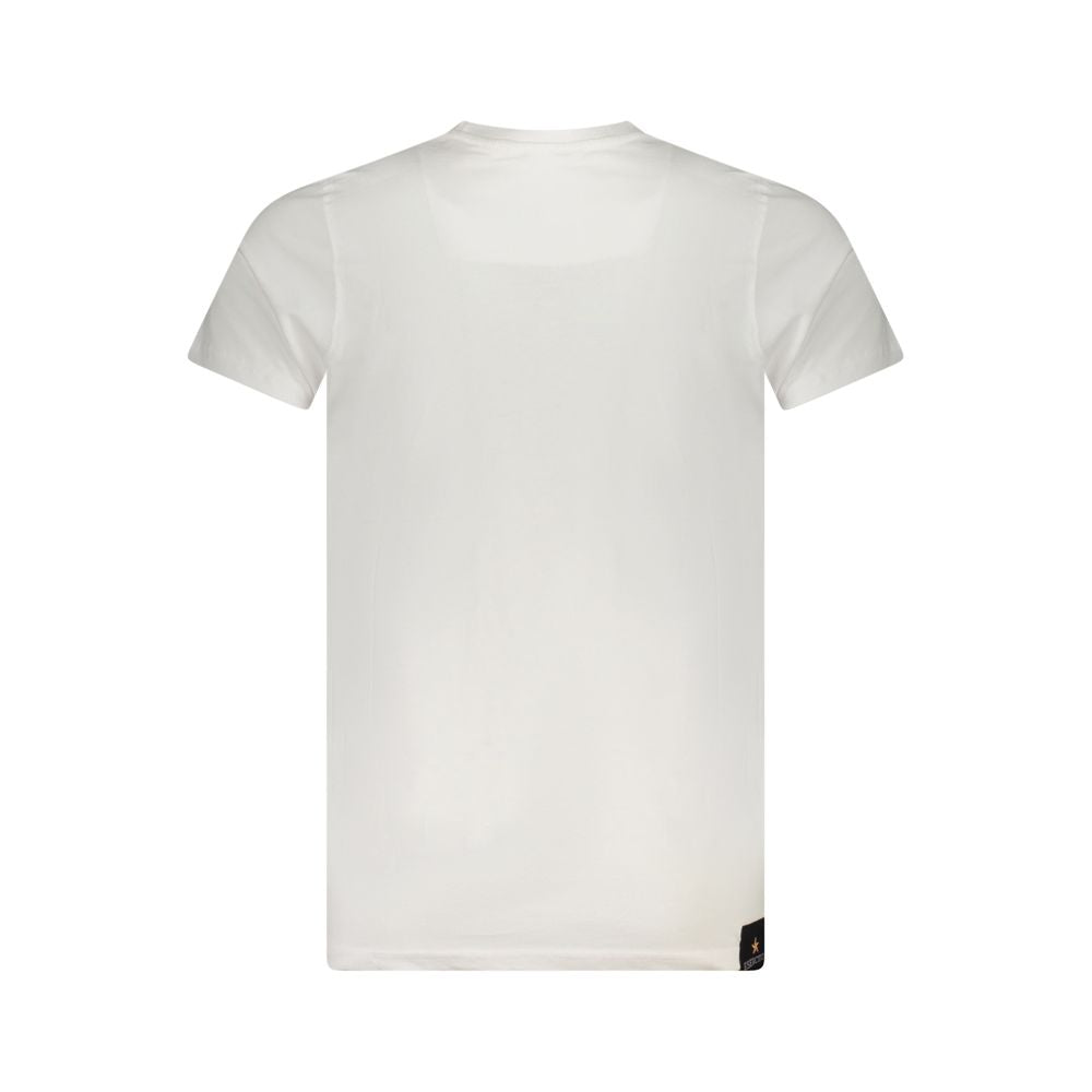 White Cotton T-Shirt Accademia Militare