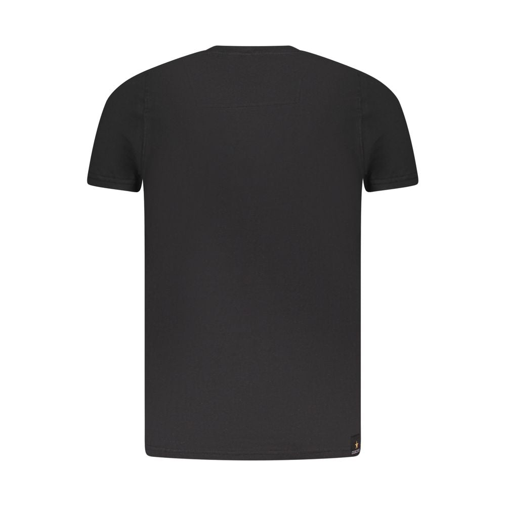 Black Cotton T-Shirt Accademia Militare