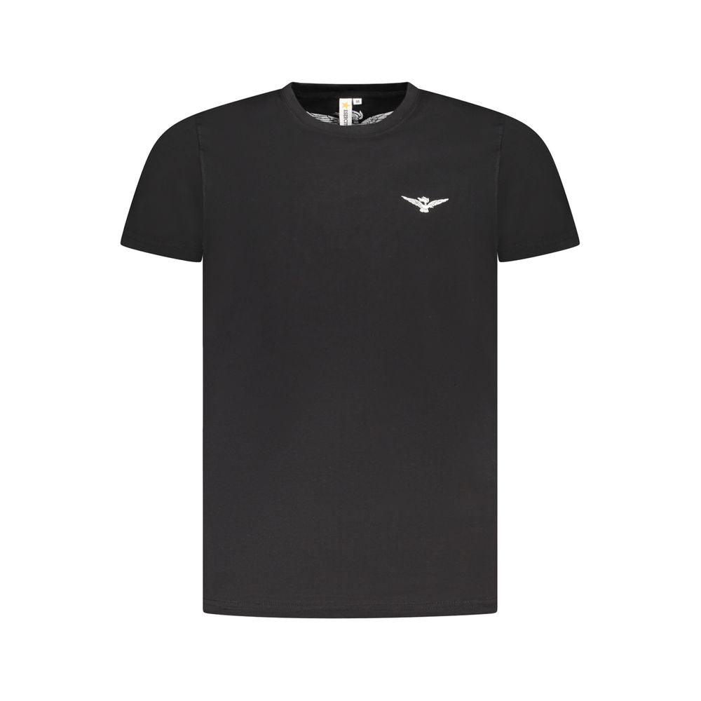 Black Cotton T-Shirt Accademia Militare