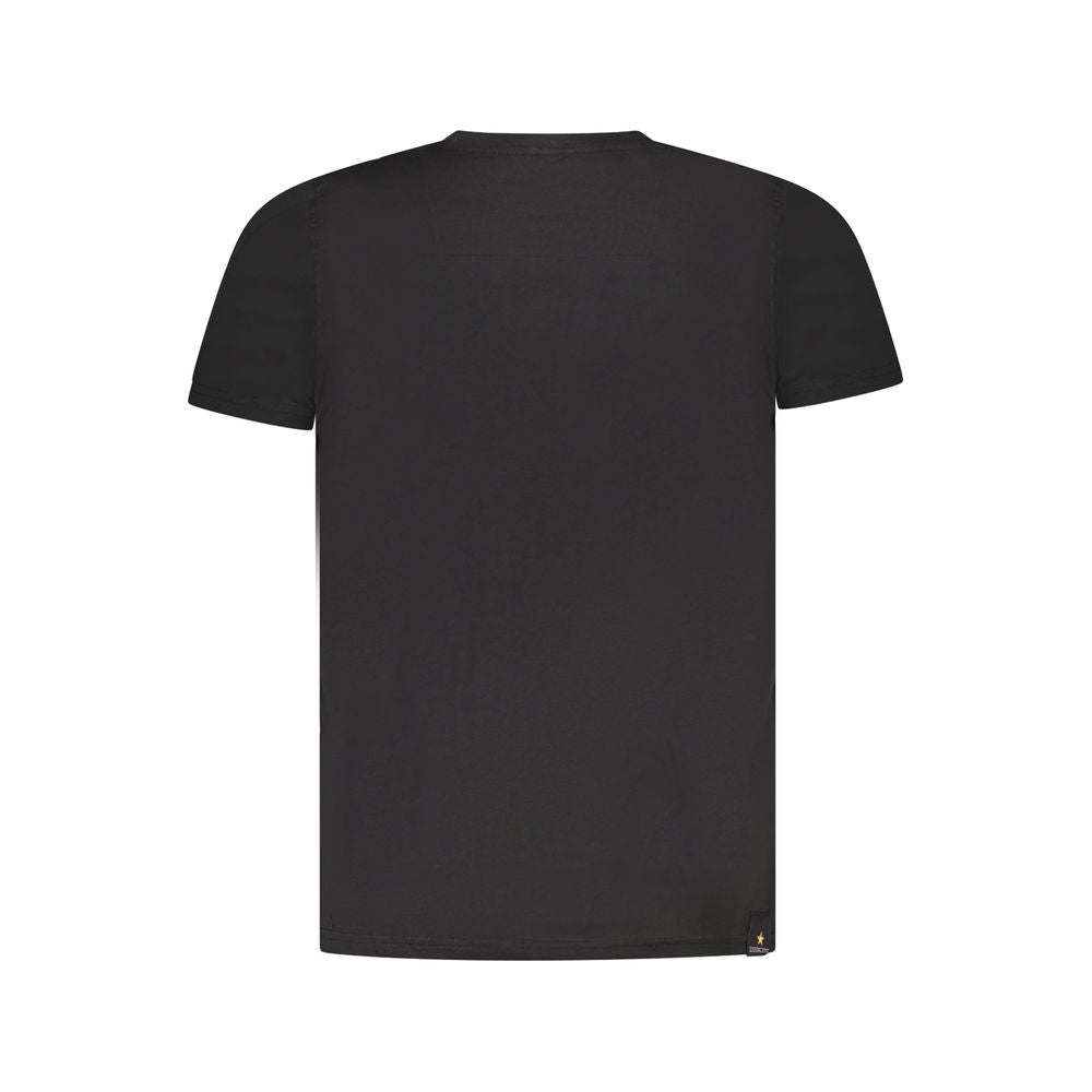 Black Cotton T-Shirt Accademia Militare
