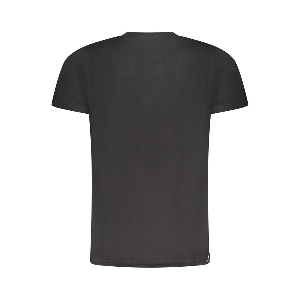 Black Cotton T-Shirt Esercito 1659