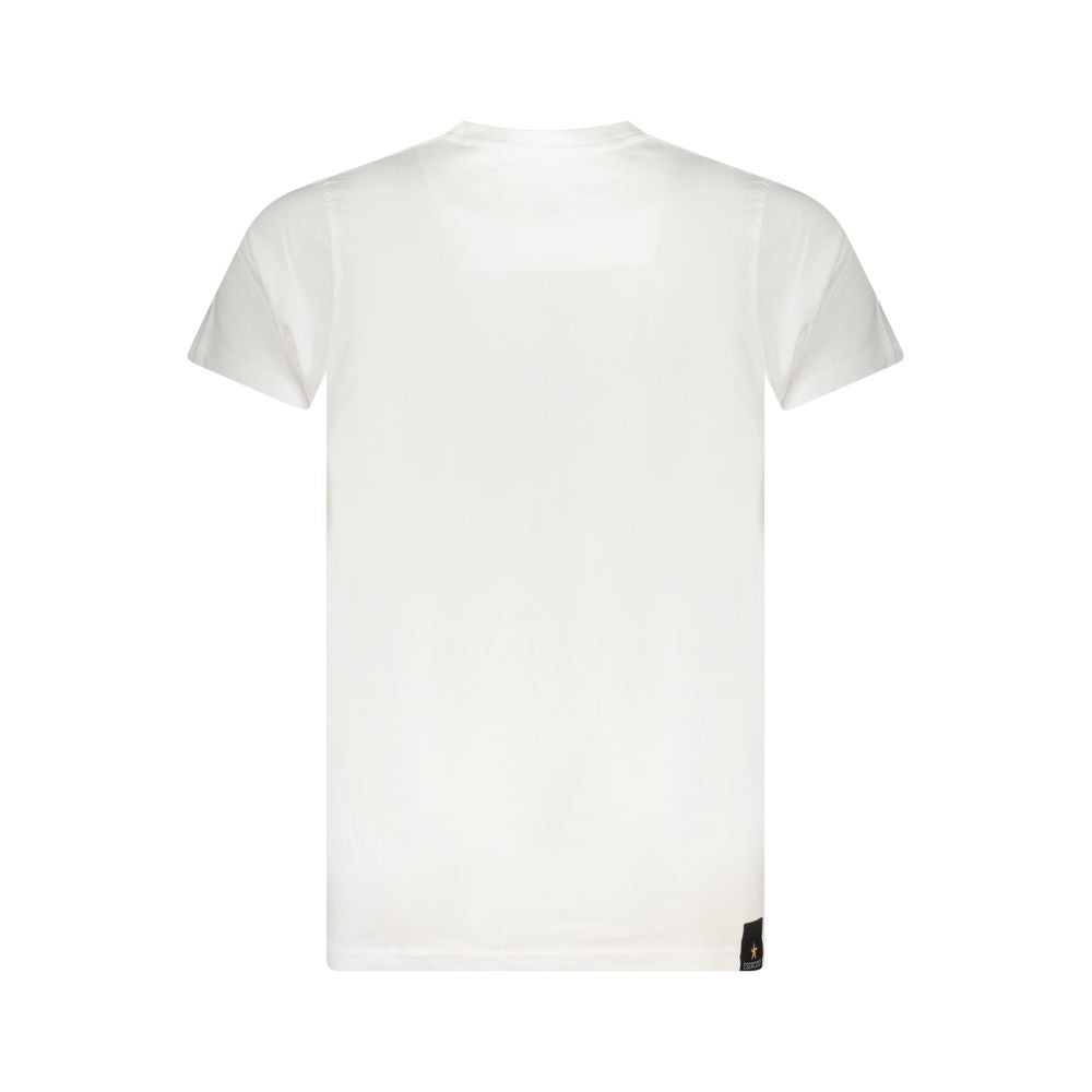 White Cotton T-Shirt Accademia Militare