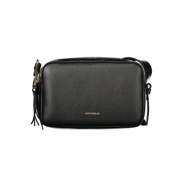 Black Leather Handbag Coccinelle