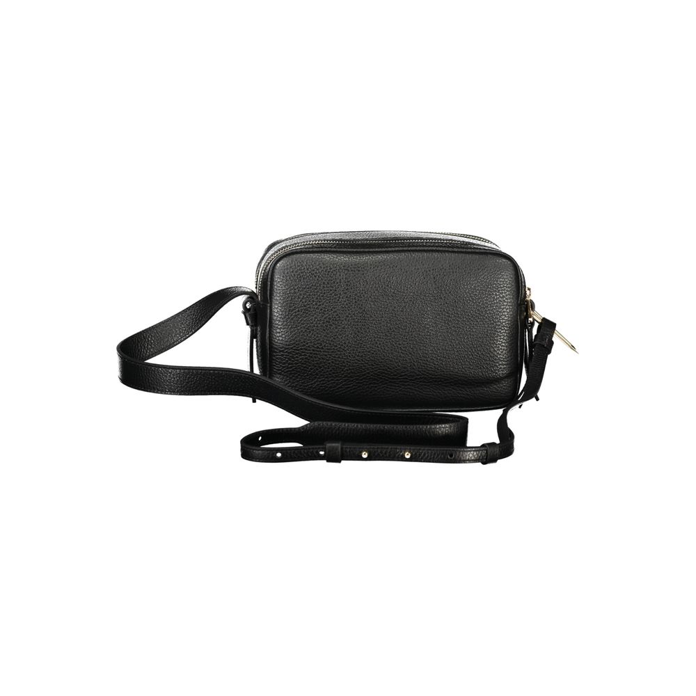 Black Leather Handbag Coccinelle