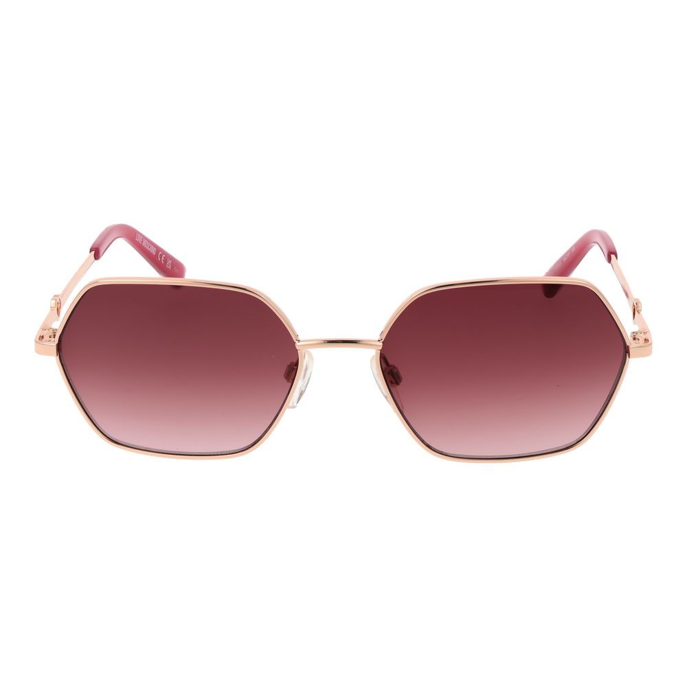 Rose Gold Women Sunglass Love Moschino