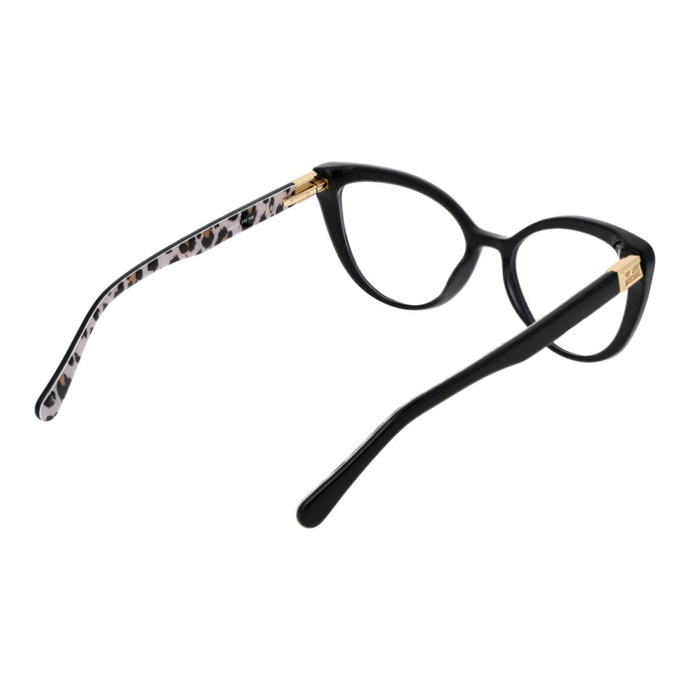Black Women Glasses Frame Love Moschino