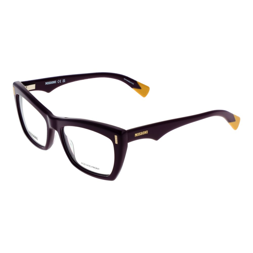 Purple Women Glasses Frame Missoni