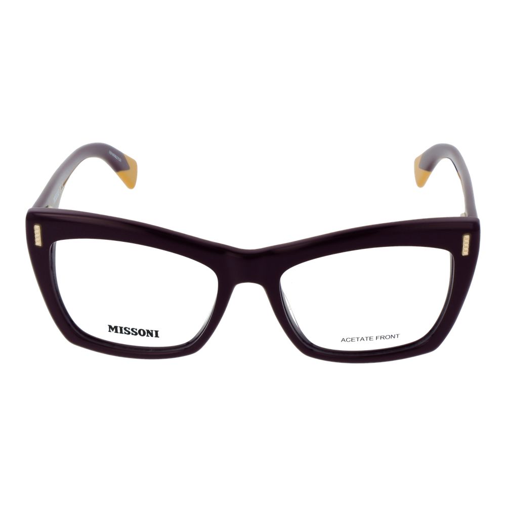 Purple Women Glasses Frame Missoni