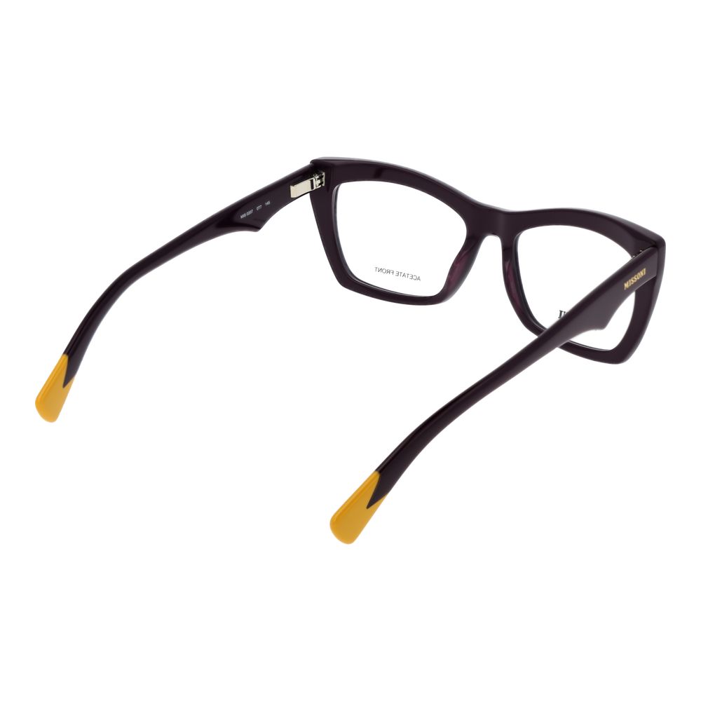 Purple Women Glasses Frame Missoni