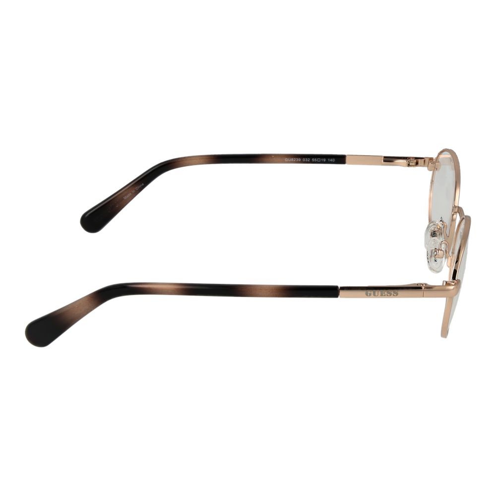 Gold Unisex Glasses Frame Guess