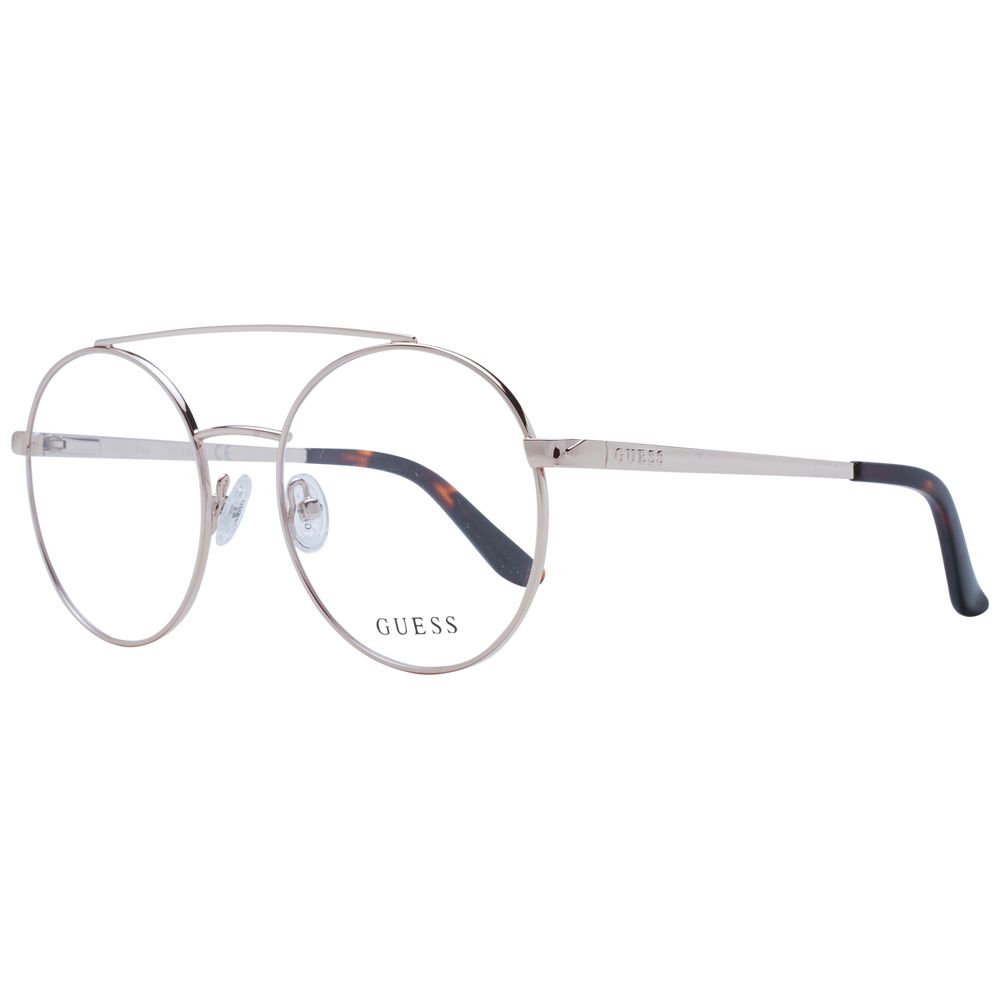 Gold Women Glasses Frame Guess