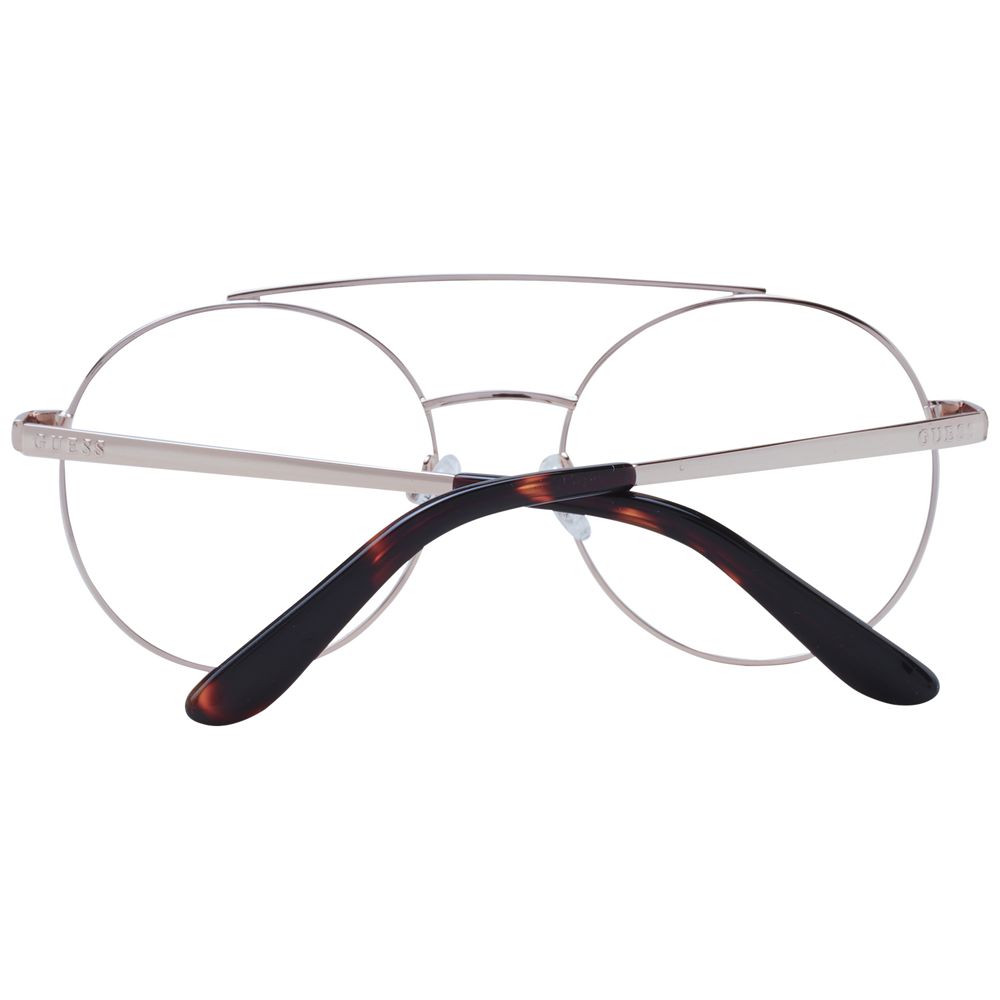 Gold Women Glasses Frame Guess