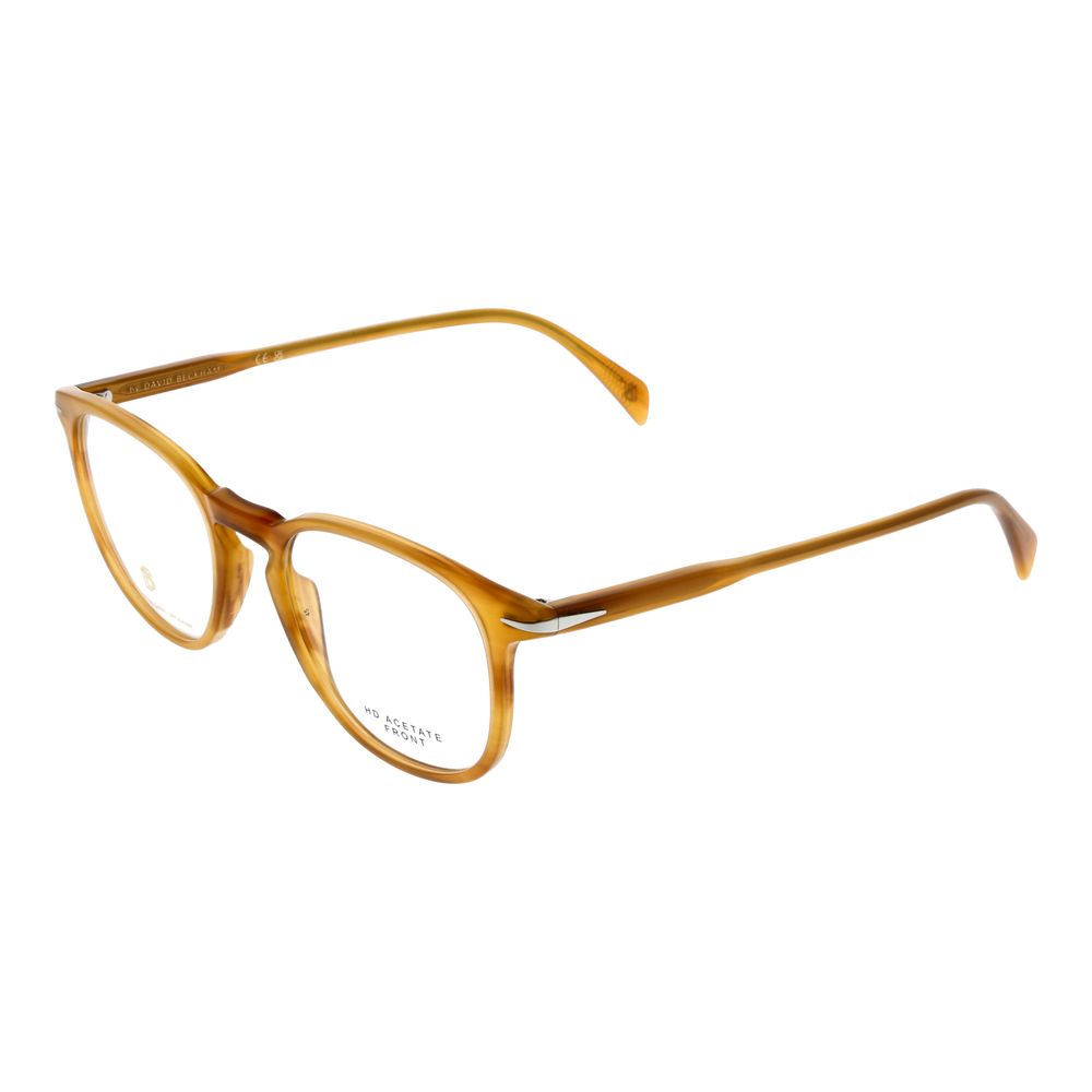 Brown Men Glasses Frame David Beckham