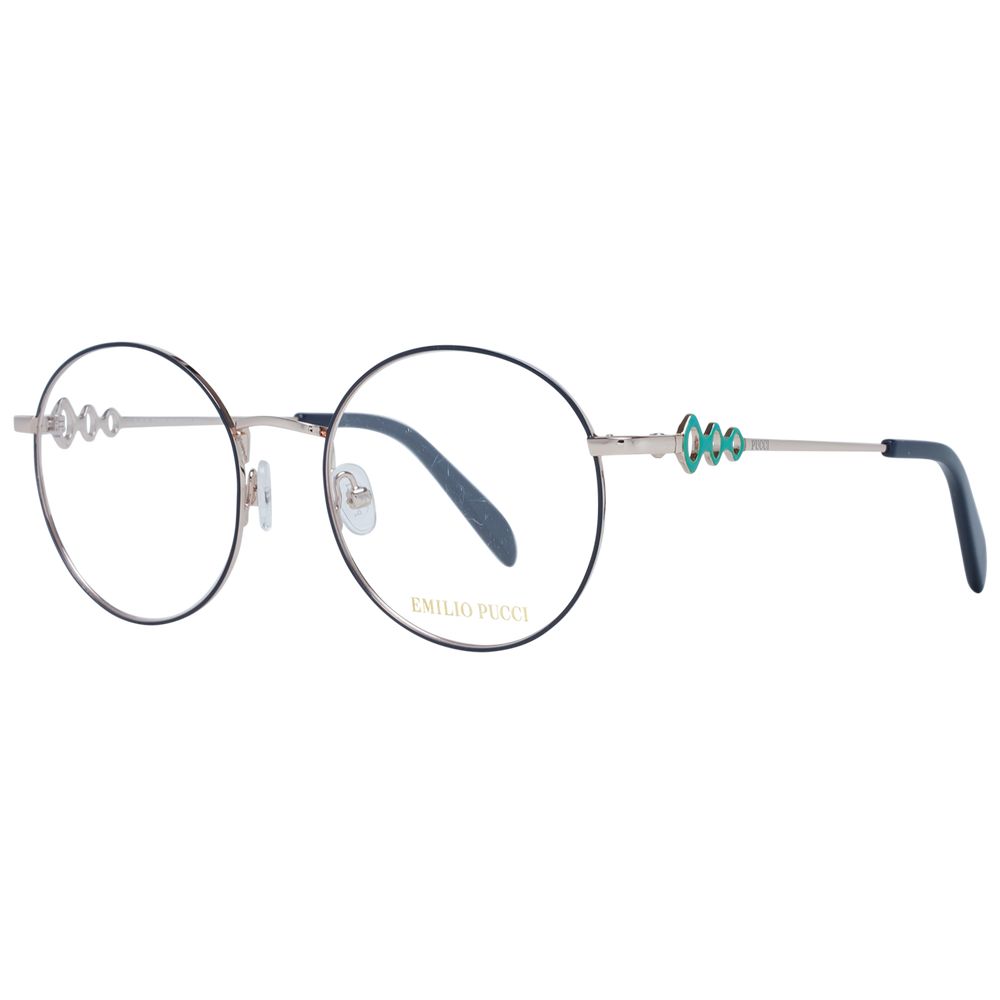 Blue Women Glasses Frame Emilio Pucci