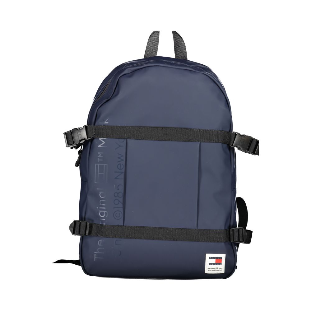 Blue Polyethylene Backpack Tommy Hilfiger