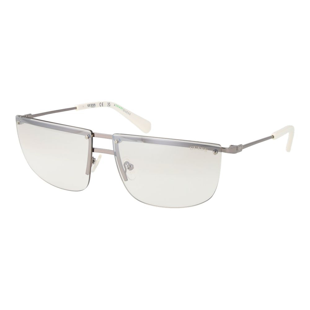 Silver Unisex Sunglass Guess