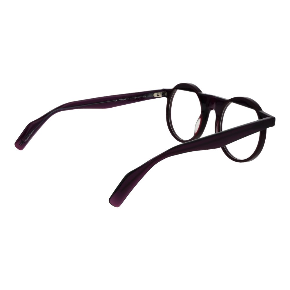 Purple Unisex Glasses Frame Yohji Yamamoto
