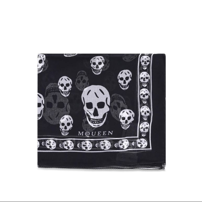 Silk Skull Scarf Alexander McQueen