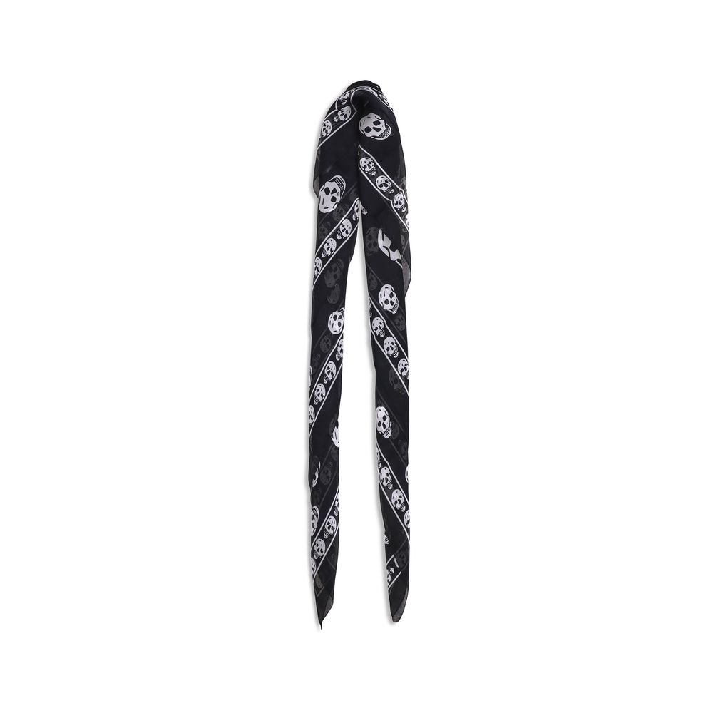 Silk Skull Scarf Alexander McQueen