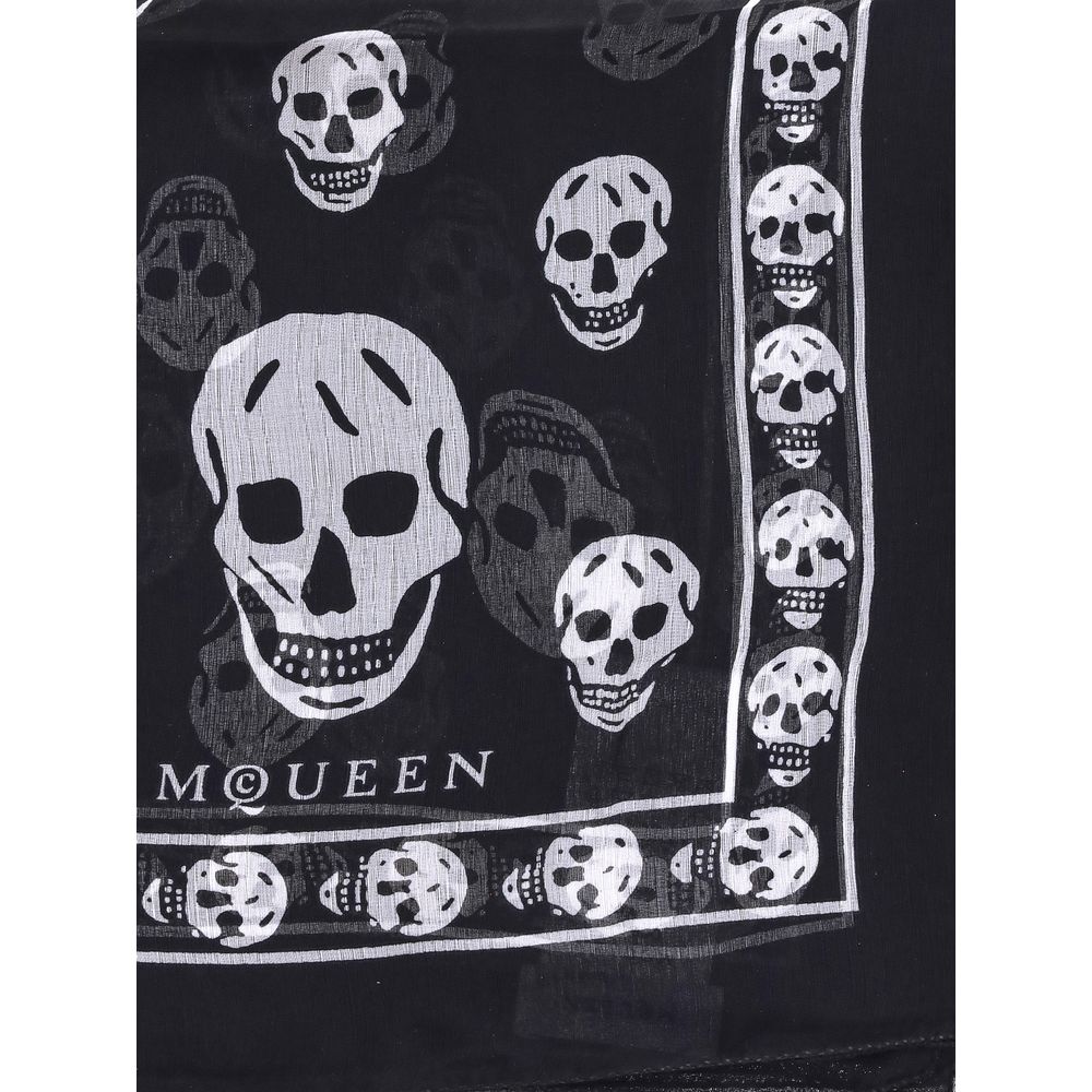 Silk Skull Scarf Alexander McQueen