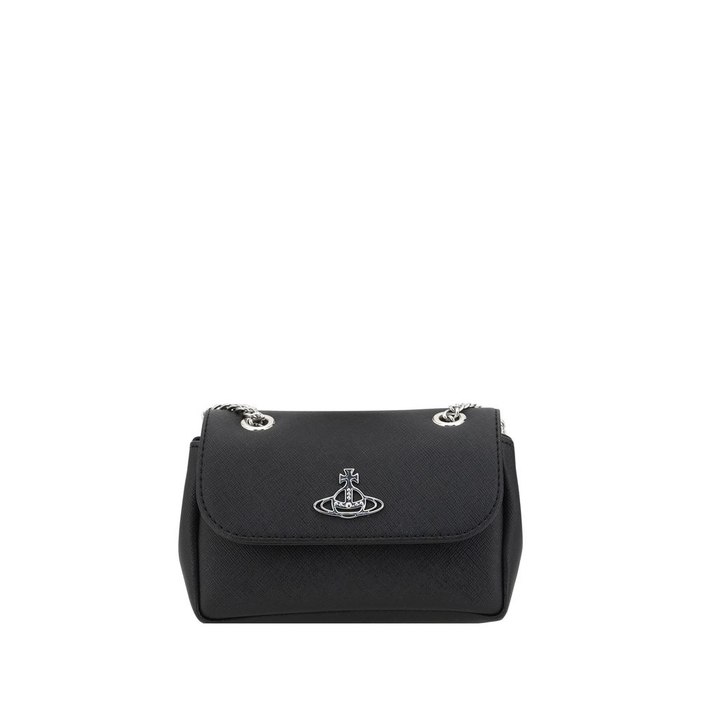 Shoulder Bag with Orb plaque Vivienne Westwood