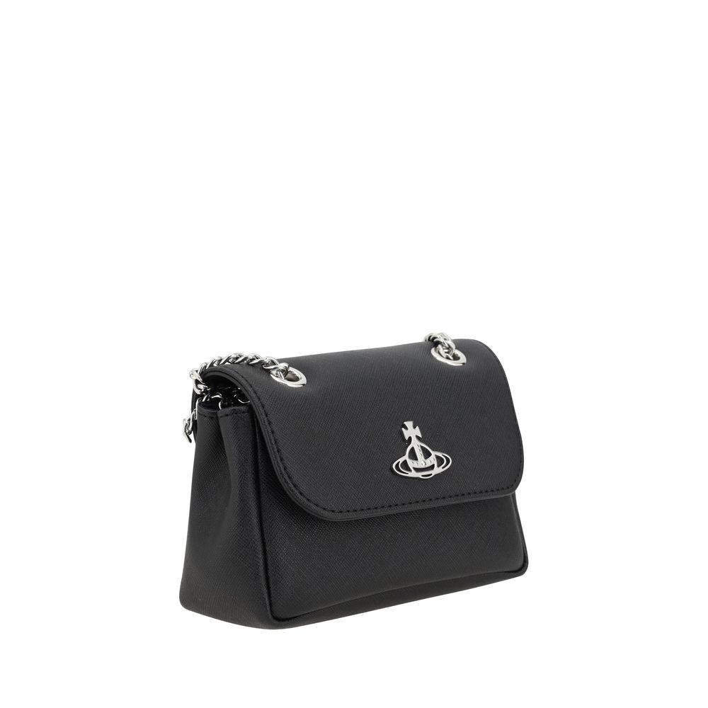 Shoulder Bag with Orb plaque Vivienne Westwood