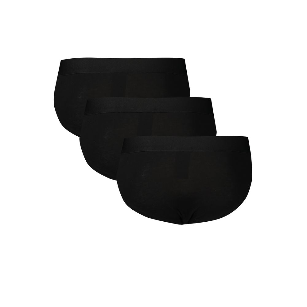 Black Cotton Underwear Bikkembergs