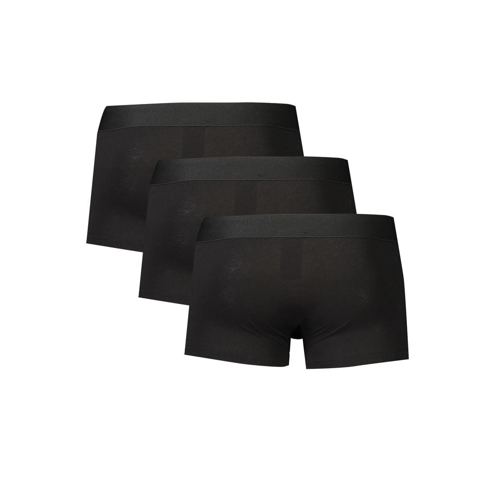 Black Cotton Underwear Bikkembergs
