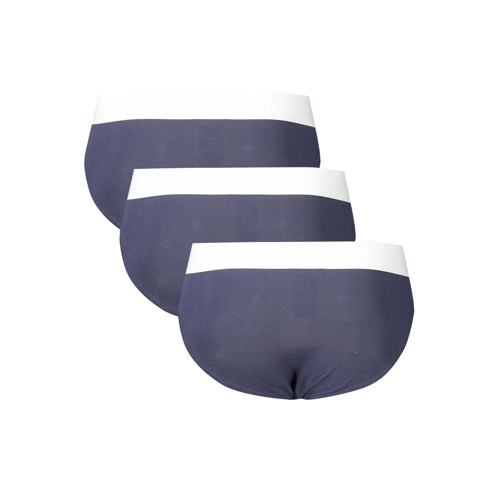 Blue Cotton Underwear Bikkembergs