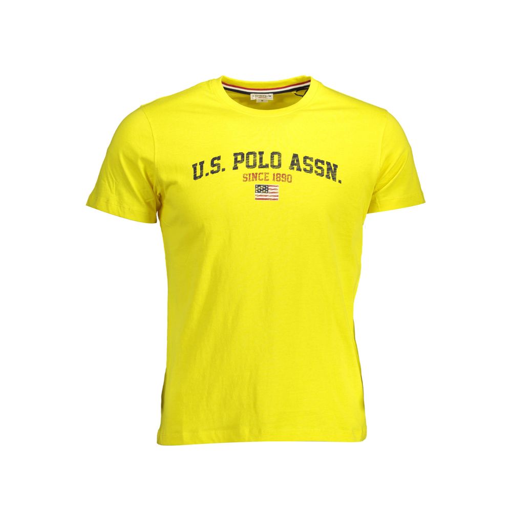 Yellow Cotton T-Shirt U.S. POLO ASSN.