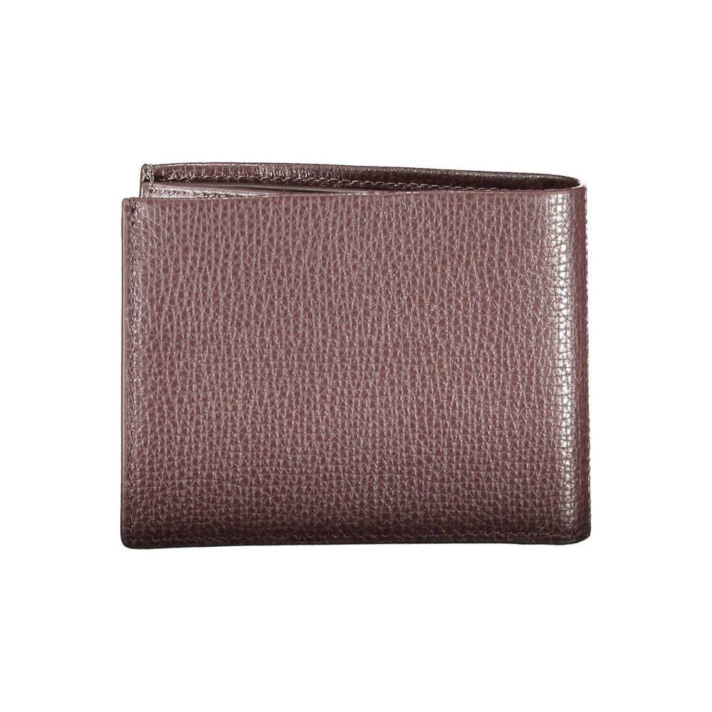 Brown Leather Wallet Calvin Klein
