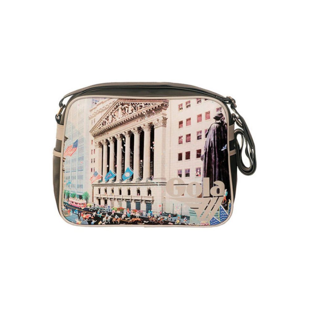 Gray Synthetic Handbag Gola
