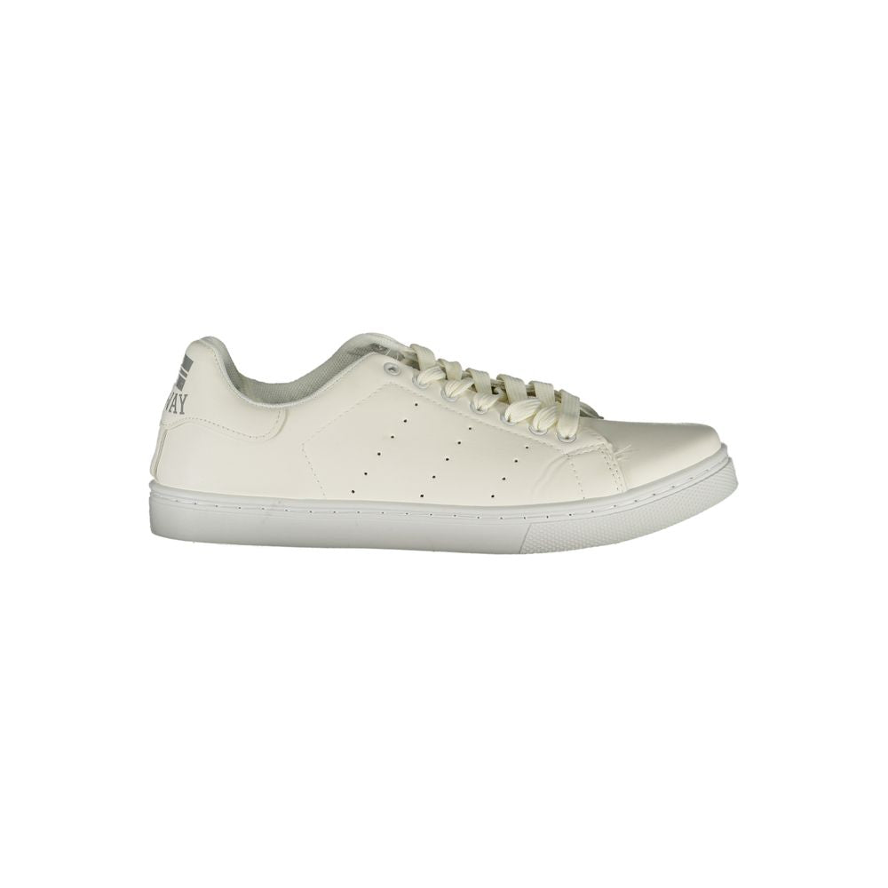 White Polyester Sneaker Norway 1963