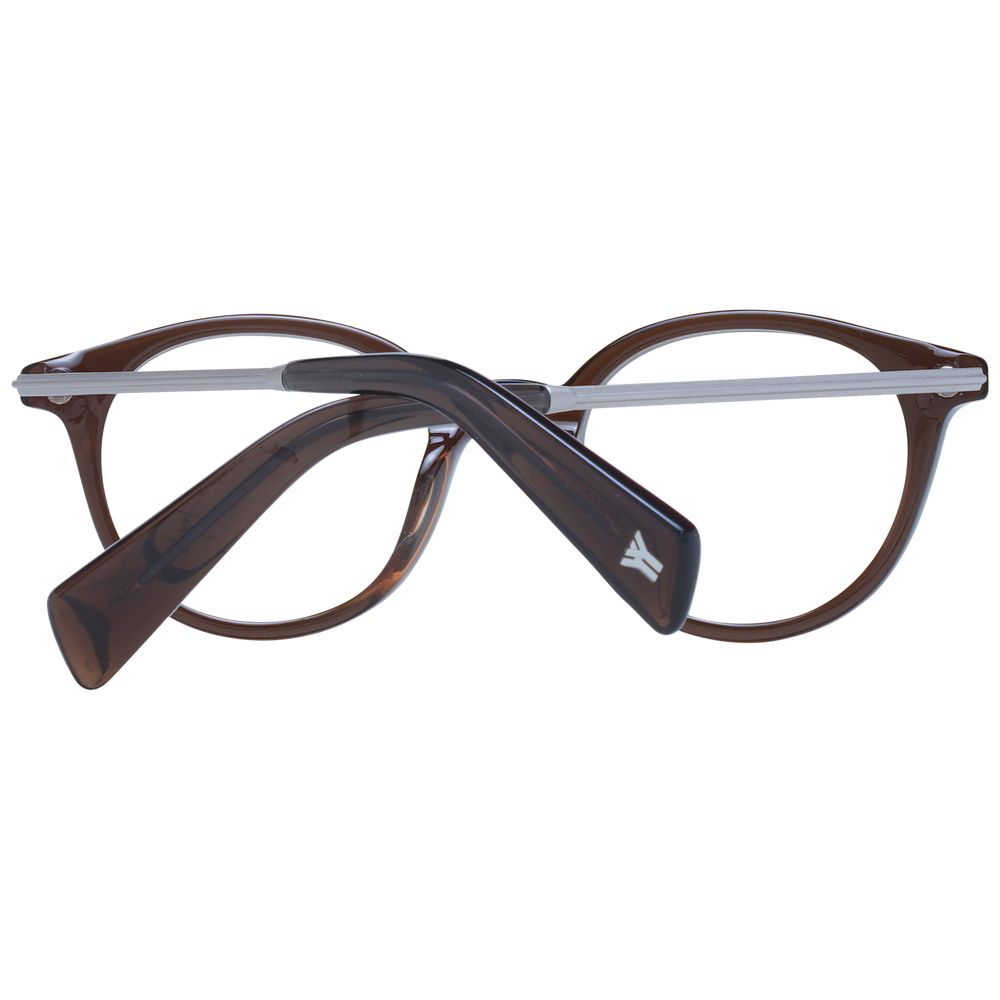 Brown Unisex Glasses Frame Yohji Yamamoto