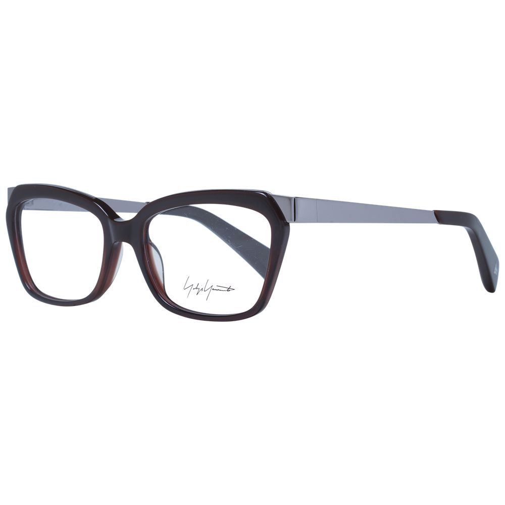 Brown Unisex Glasses Frame Yohji Yamamoto