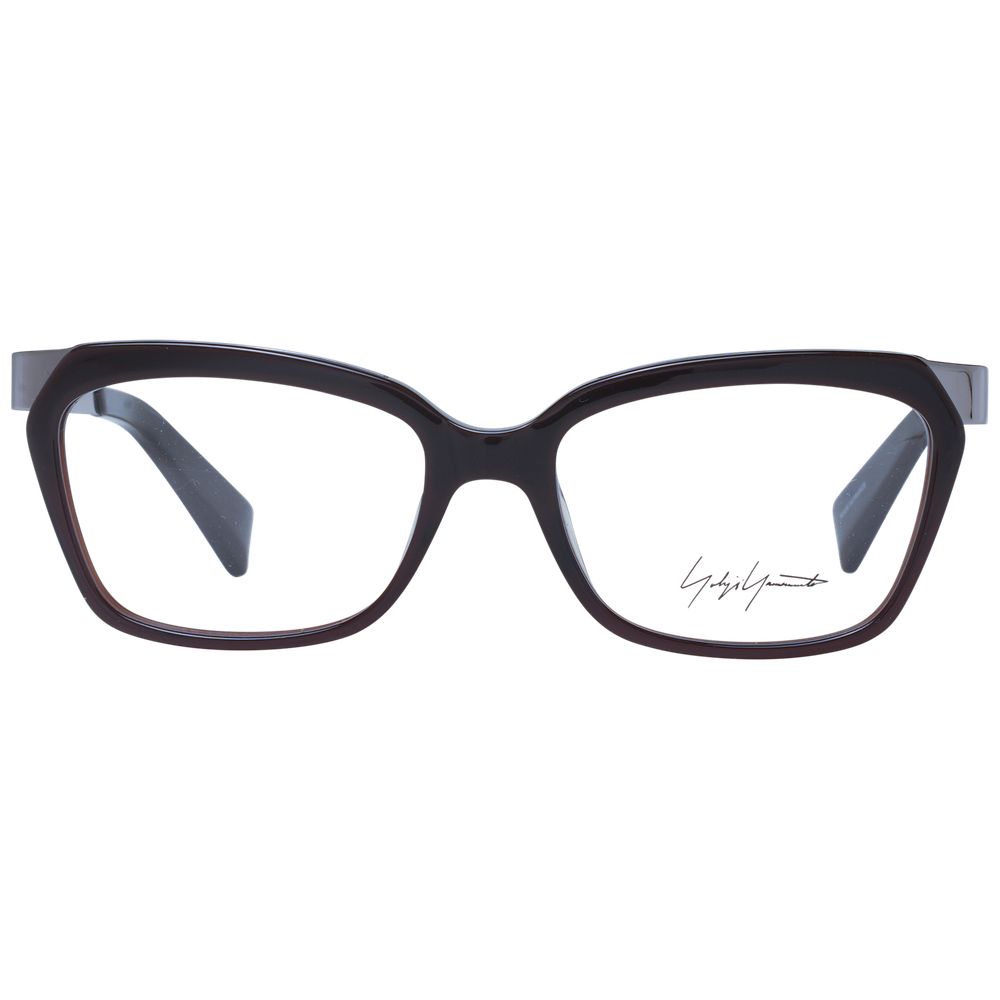 Brown Unisex Glasses Frame Yohji Yamamoto