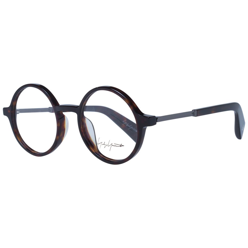 Brown Unisex Glasses Frame Yohji Yamamoto