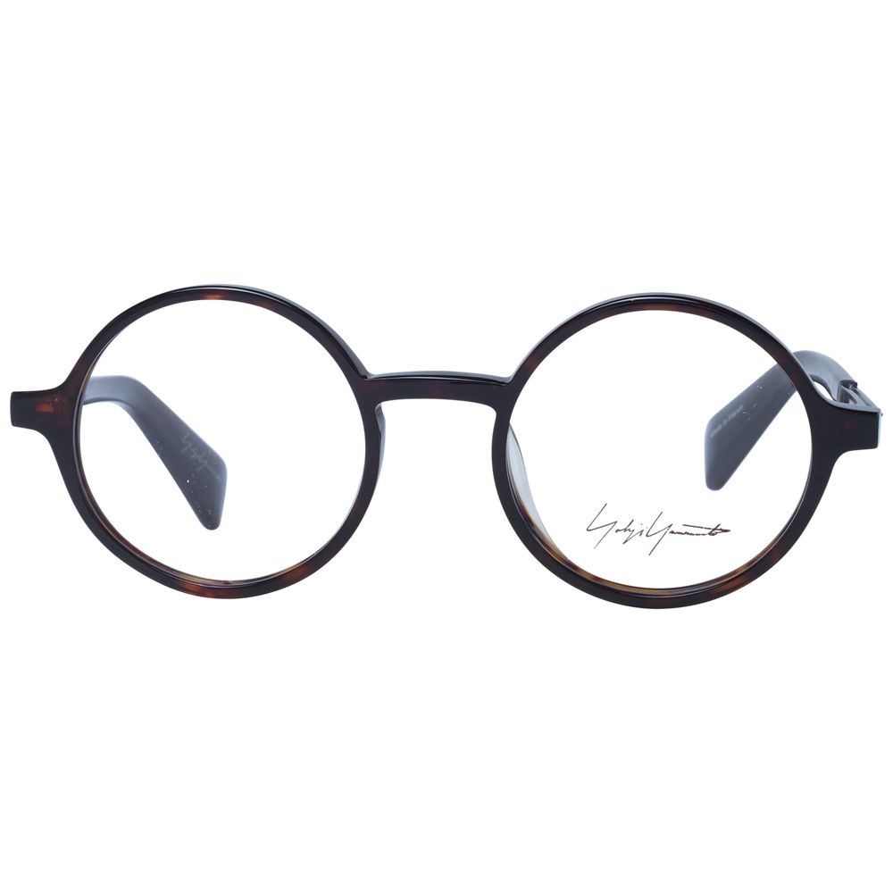 Brown Unisex Glasses Frame Yohji Yamamoto