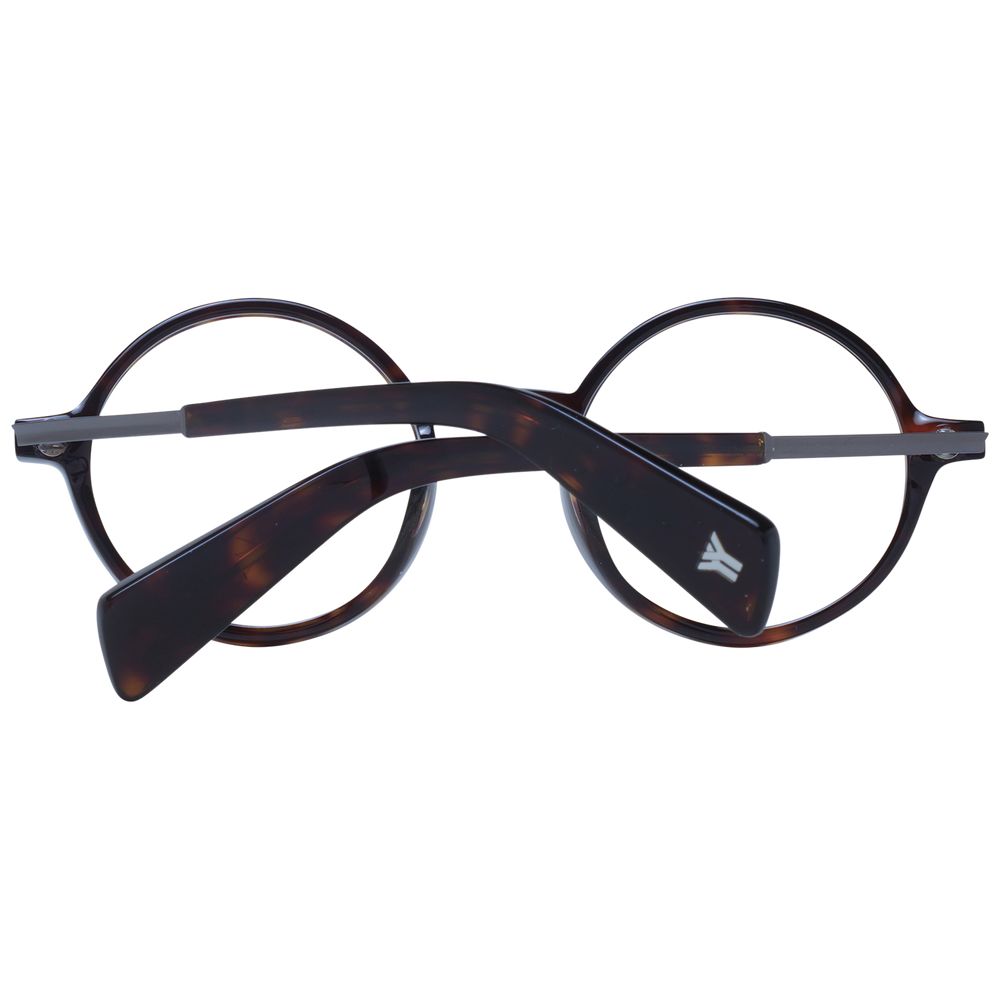 Brown Unisex Glasses Frame Yohji Yamamoto